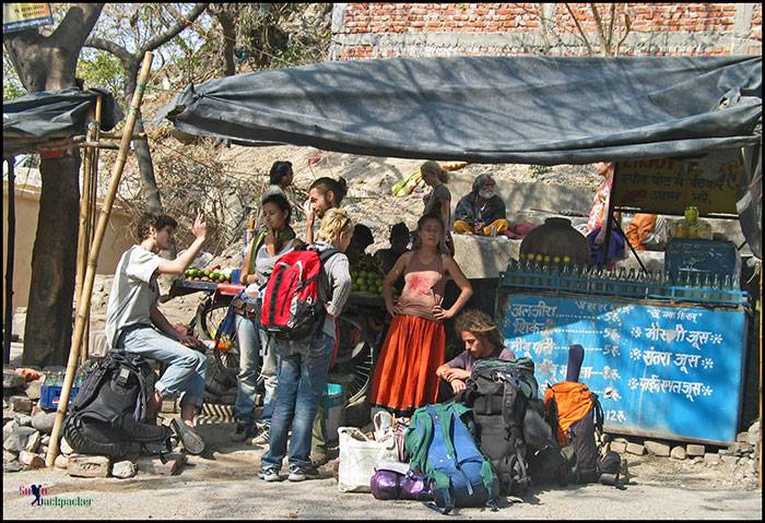 Tourists Enjoying Coffee at German Bakery