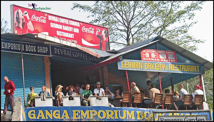 Tourists Enjoying Coffee at German Bakery