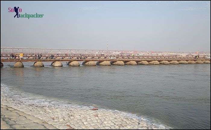 Pontoon Bridges on Ganga River