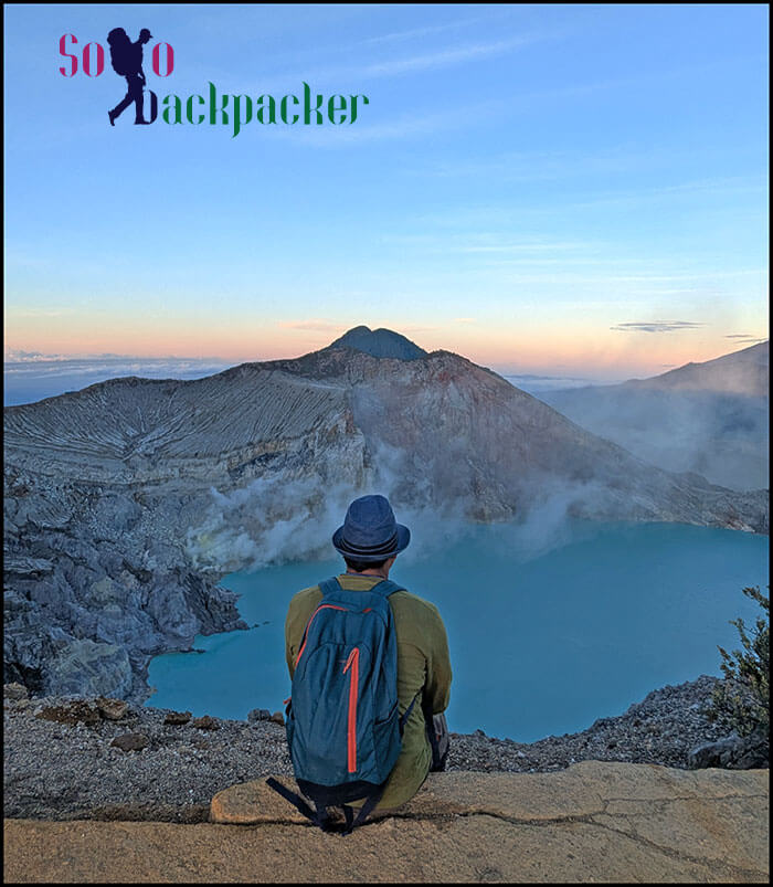 Overlooking Mount Ijen in East Java