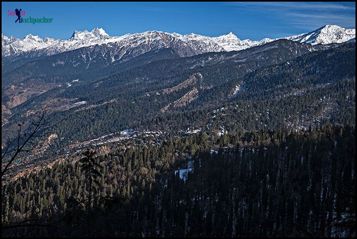 View from the Kedarkantha trail 