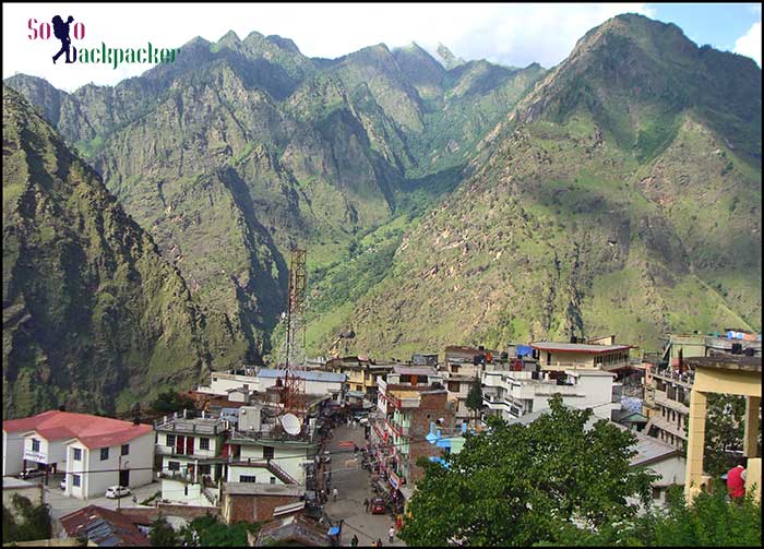 First Glimpse of Jyotirmath (Joshimath) Town