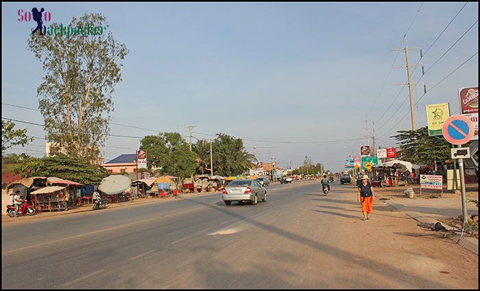 Highway condition from Poipet to Siem Reap
