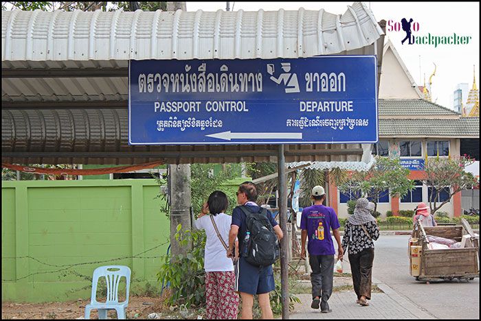 Passport Control at Thailand Side